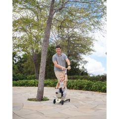 Globber Go Up Baby 360 Işıklı Scooter - Koyu Bej