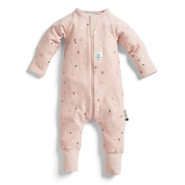 Ergopouch 1.0 TOG Organik Pamuklu Patikli Pijama Tulum Daisies
