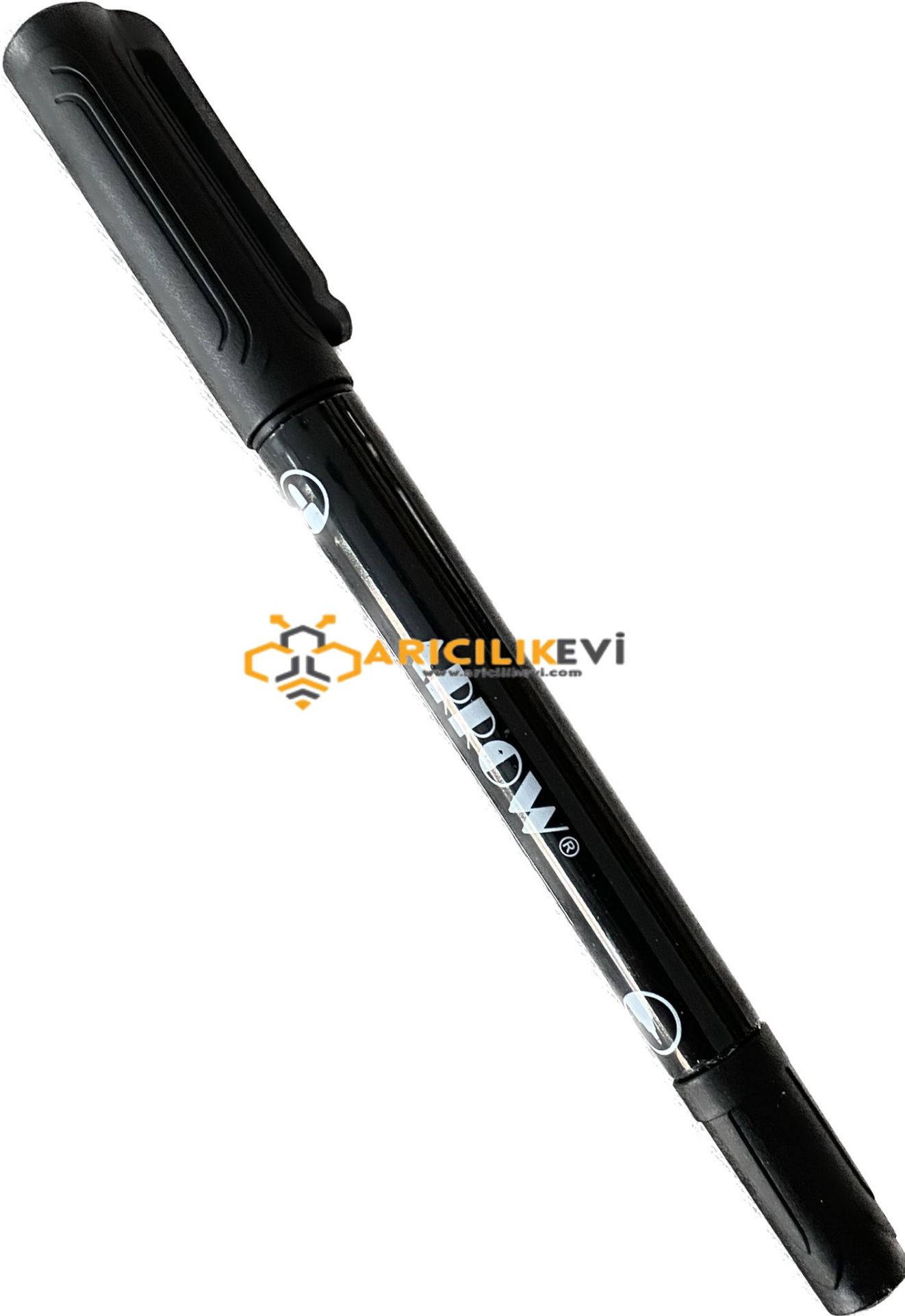 Arrow Asetat Kalemi - Siyah -Çift Taraflı