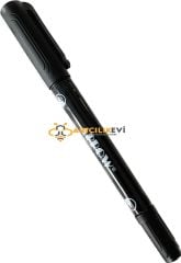 Arrow Asetat Kalemi - Siyah -Çift Taraflı