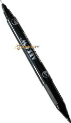 Arrow Asetat Kalemi - Siyah -Çift Taraflı