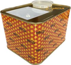2 Kg’lık Süzme Bal Tenekesi