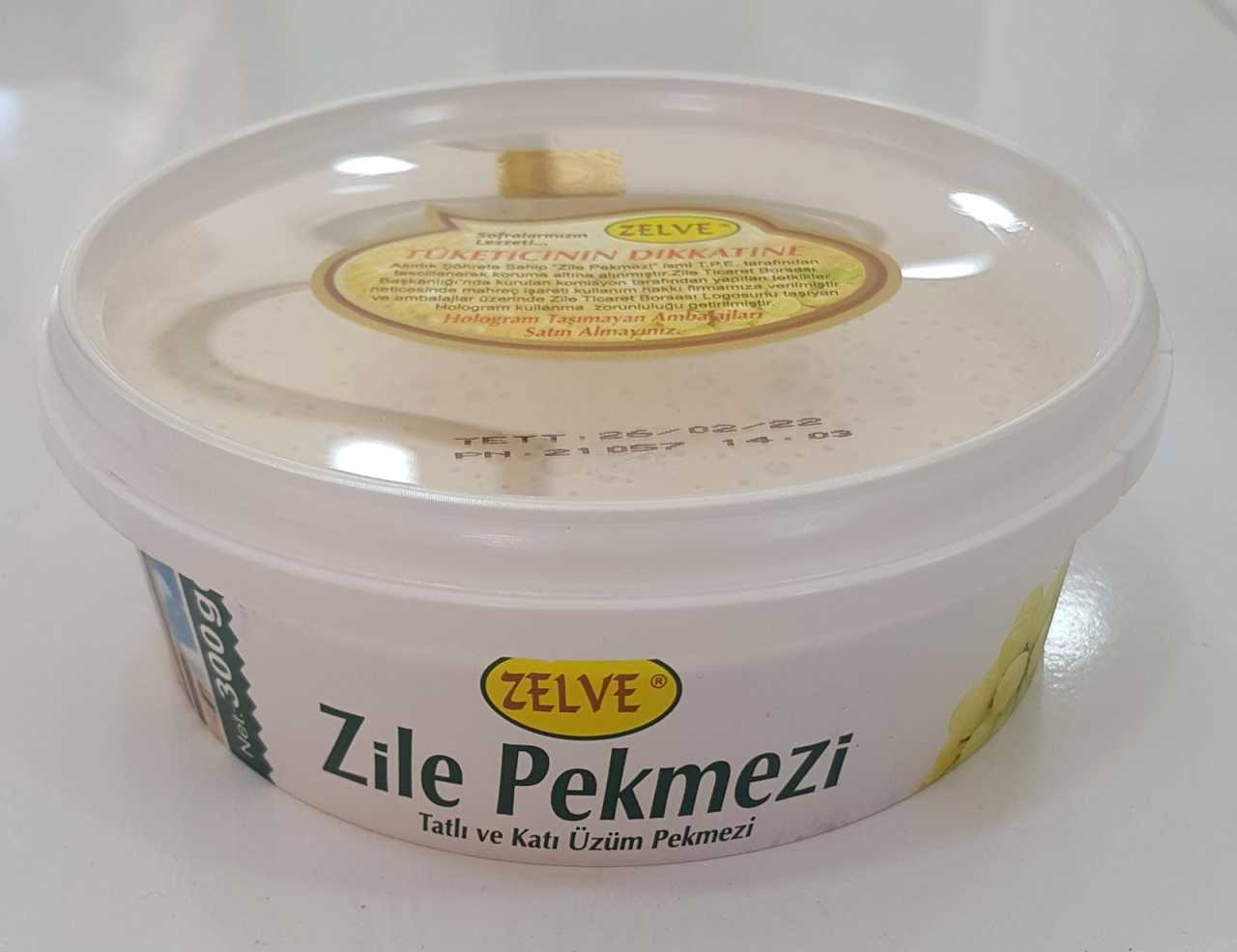 ZELVE BEYAZ SADE ZİLE PEKMEZİ 300 G