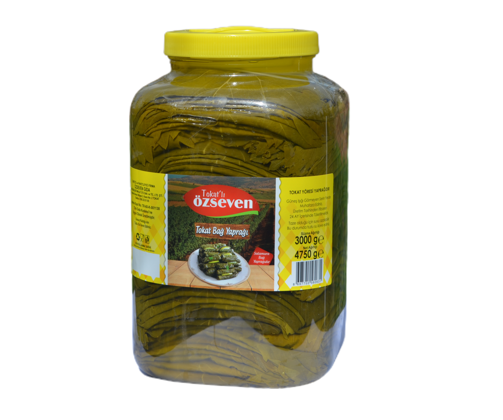 TOKAT YAPRAĞI ÖZSEVEN 4750 GR