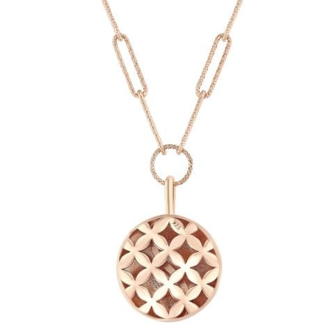 Rose Yin Yang Kolye
