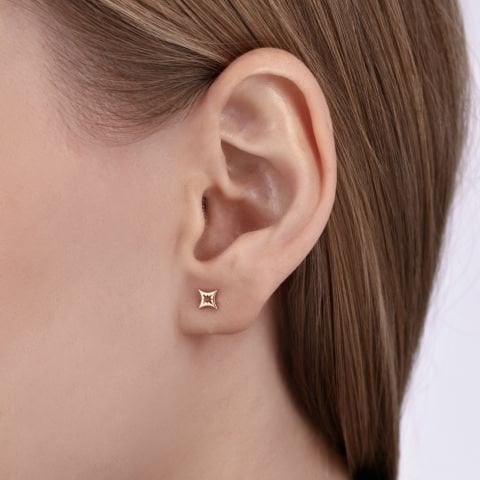 Rose Kaplama Pırıltı Tragus