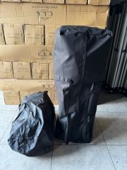 CLK 3x3 mt Kısa Bagaj Boy 115 cm Gazebo Portatif Kamp Çadırı Açık Gri