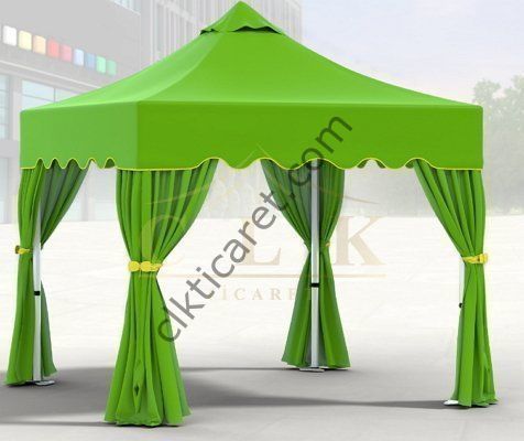 CLK 3x3 30 mm Garden Katlanabilir Tente Bahçe Çadırı Açık Yeşil