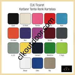 CLK 3x3 Metre Kısa Bagaj Boy 115 cm Katlanabilir Gazebo Çadır 3 Yan Kapalı 2 Pencereli