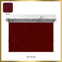 CLK 3x6 Katlanabilir Tente Gazebo Portatif Çadır 30 mm 3 Yan Duvarlı 2 Pencereli