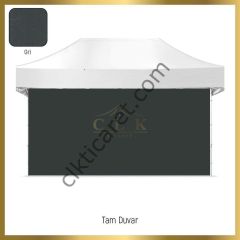 CLK 3x6 40 mm Katlanabilir Tente Gazebo Çadır Gazebo Çadır 3 Yan Duvarlı 2 Pencereli