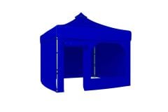 CLK 3x3 40 mm Katlanabilir Tente Gazebo Çadır Gazebo Çadır 3 Yan Kapalı 1 Yan Kapı ve Pencereli