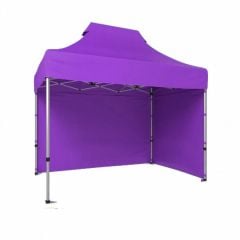 CLK 2x3 40mm Alüminyum Katlanabilir Tente Gazebo Çadır 2 Kenar Kapalı