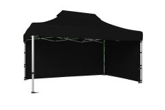 CLK 3x4,5 40mm Alüminyum Katlanabilir Tente Gazebo Çadır 2 Kenar Kapalı