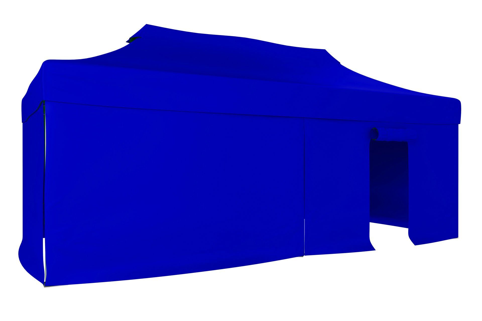 CLK 4x8 52mm Kalın Alüminyum Katlanabilir Tente Gazebo Çadır 3 Kenar Kapalı 1 Kapılı