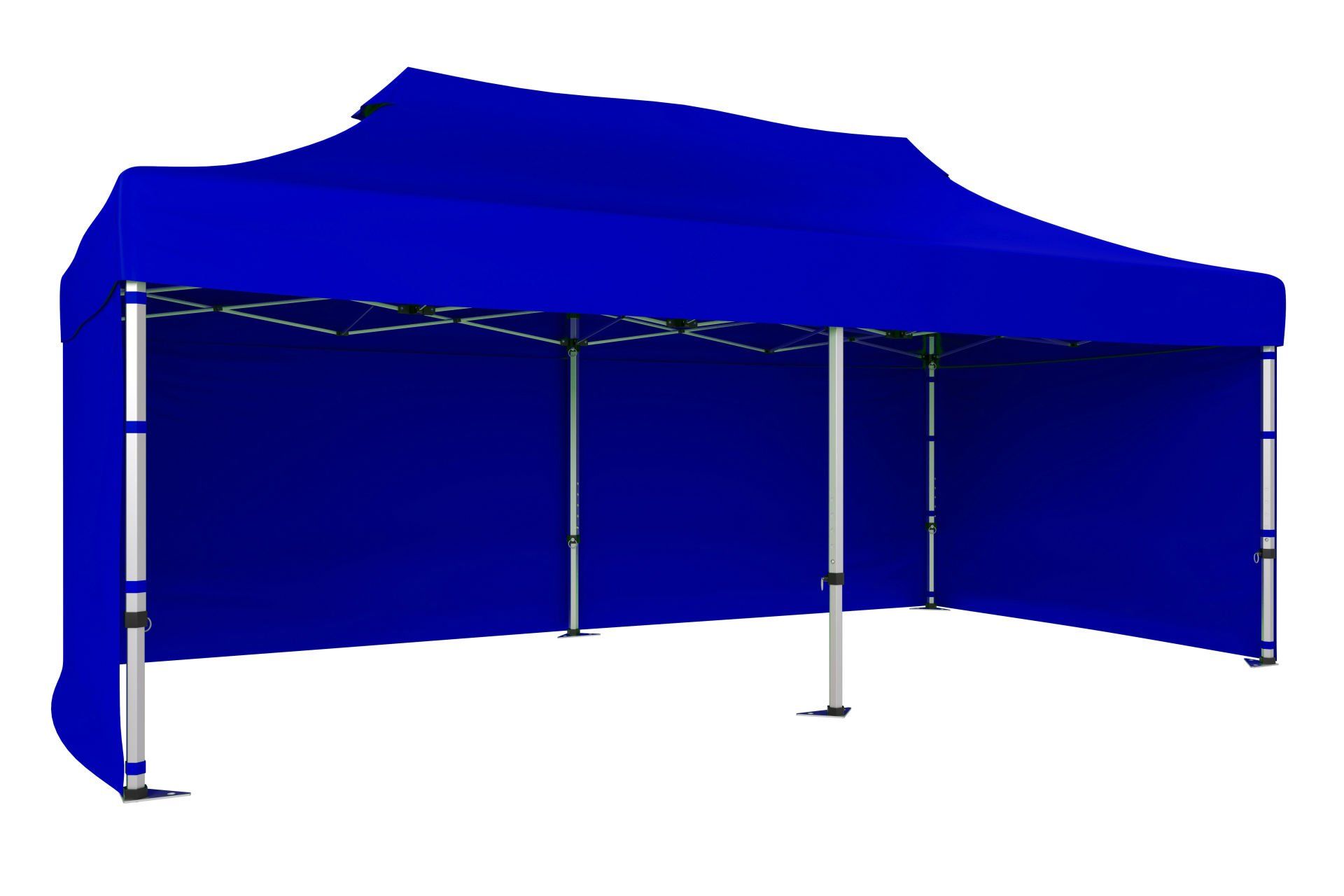 CLK 4x8 52mm Kalın Alüminyum Katlanabilir Tente Gazebo Çadır 3 Kenar Kapalı