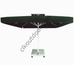 CLK 3x3 Metre Saçaklı LUX Model Krank Sistem Teleskopik Şemsiye Q90 Profil