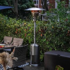 CLK Palmiye Tüplü Soba Mantar Şemsiye Tipi Paslanmaz Inox Bahçe Isıtıcı