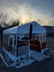 CLK 3x3 Metre Kamelya Bahçe Tentesi Kamp Karavan Kış Bahçesi Branda