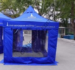 CLK 3x3 Metre Baskılı Gazebo Çadır Portatif Tente Set