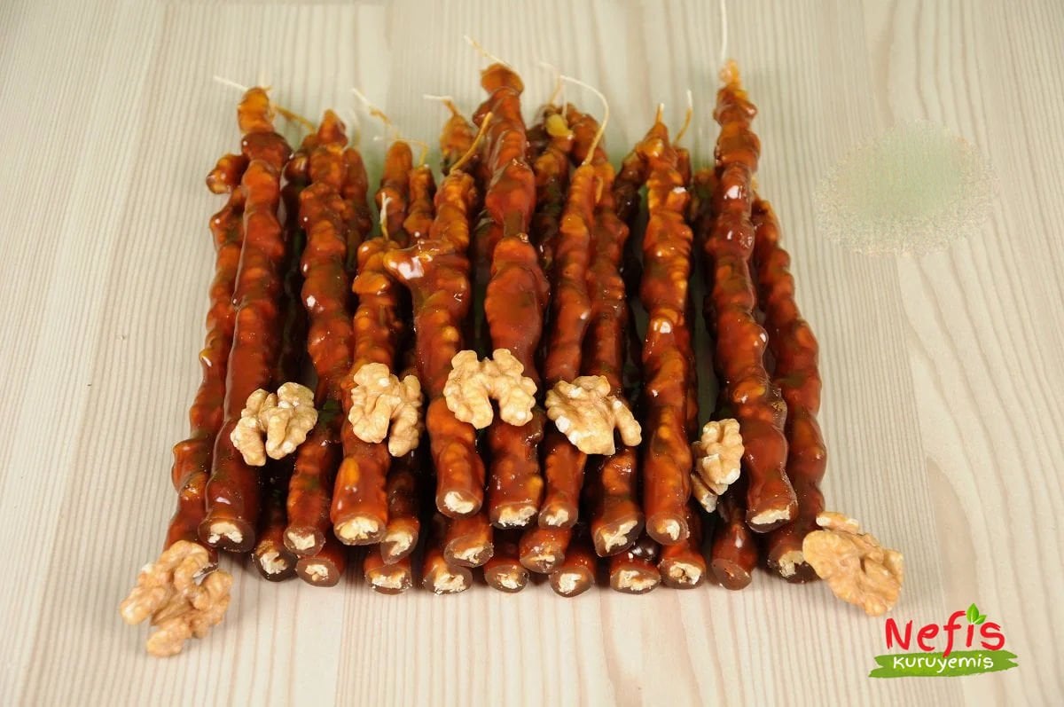 Molasses Sausage  (Pekmez Sucuğu Unlu)
