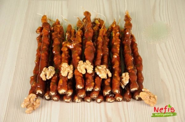 Molasses Sausage  (Pekmez Sucuğu Unlu)