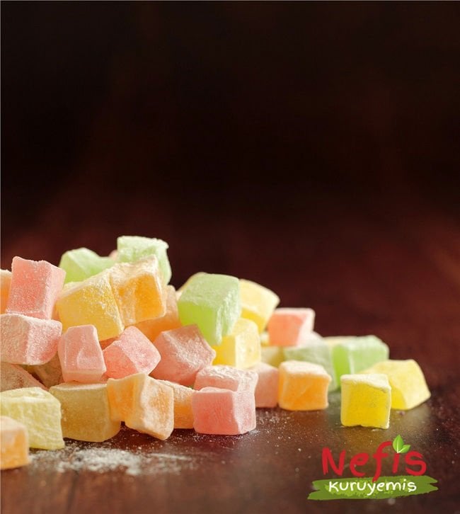 Mini Fruit Turkish Delight (Mini Meyveli Lokum )