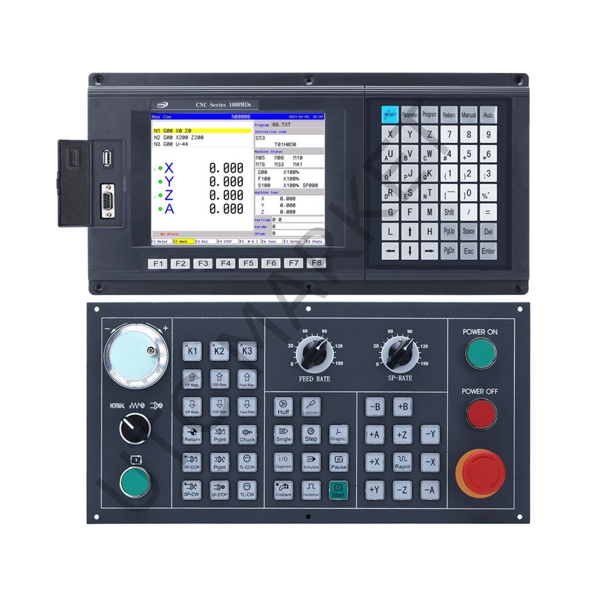 4 Eksen EtherCAT CNC Kontrol Ünitesi NEW1000iM