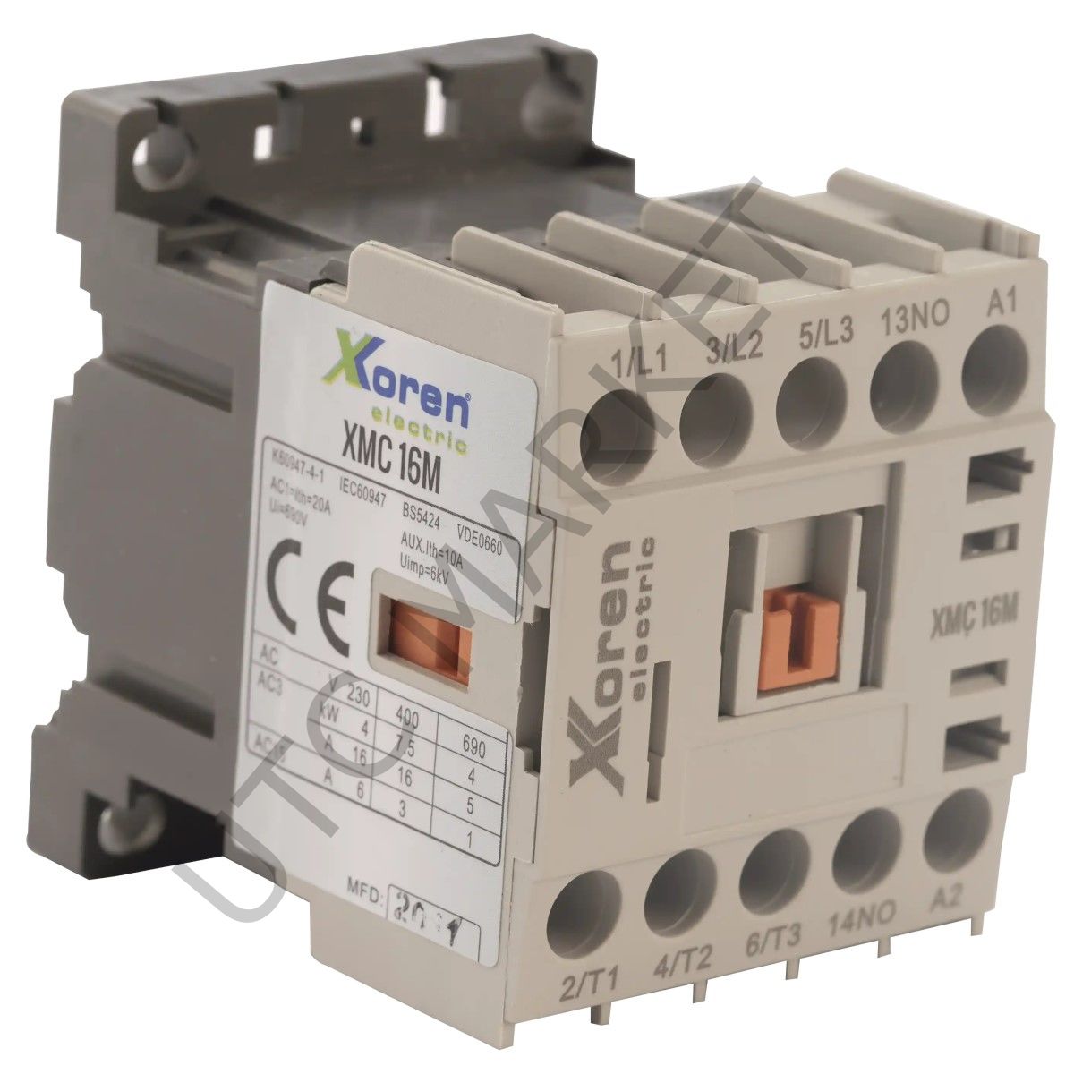 XMC-9M 3P AC Tip 220V 4kW 1NO 9A M Serisi Mini Kontaktör