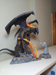 Yüzüklerin Efendisi Balrog Gandalf Diorama