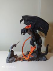 Yüzüklerin Efendisi Balrog Gandalf Diorama