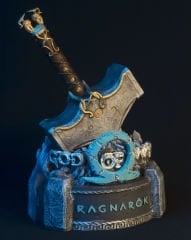 God Of War Ragnarök Thor Hammer(Mjolnir) Standlı Küçük
