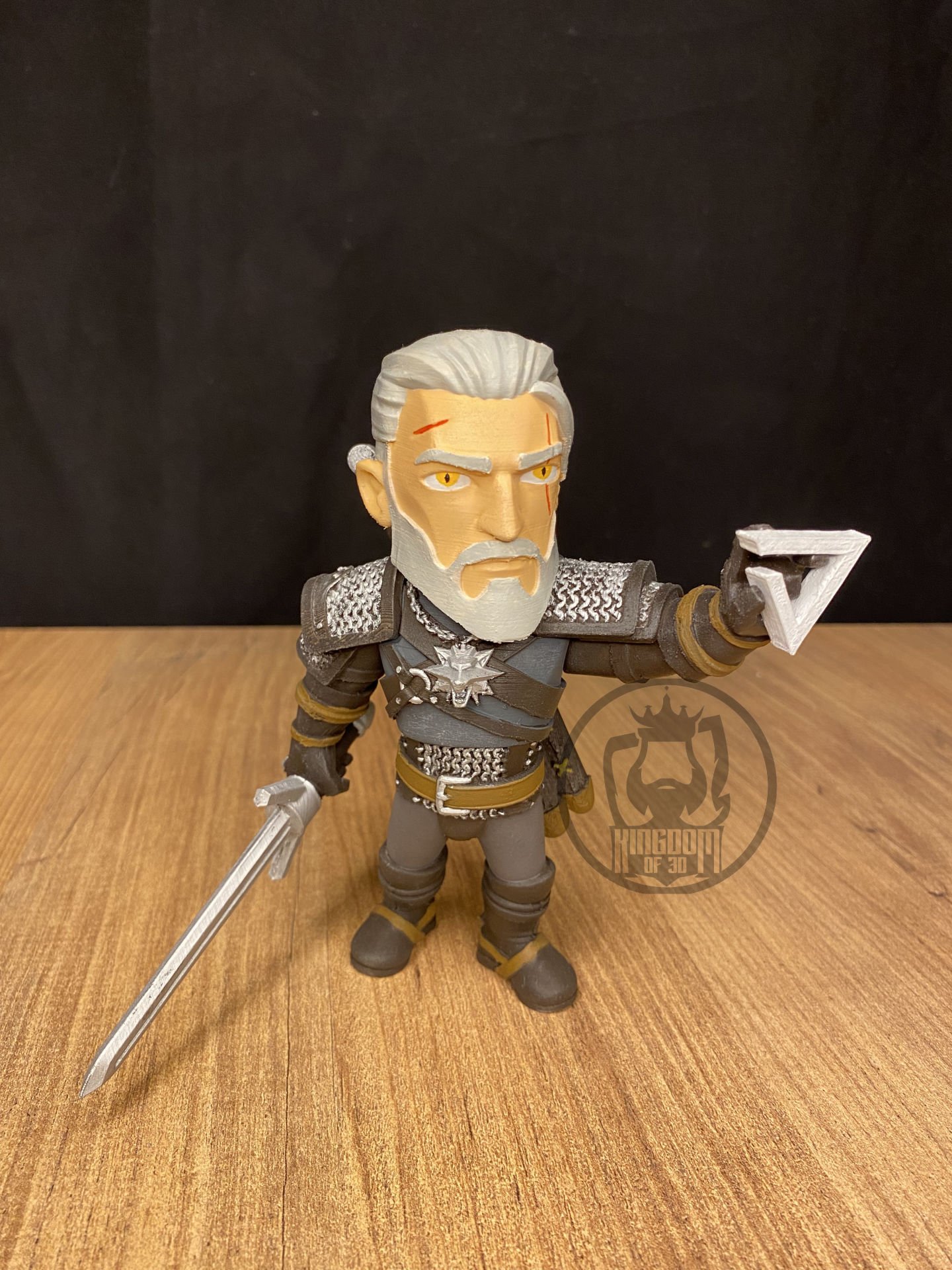 Witcher: Geralt Chibi