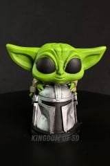 Baby Yoda Figür, Mandalorian Yoda Heykeli, Star Wars fan