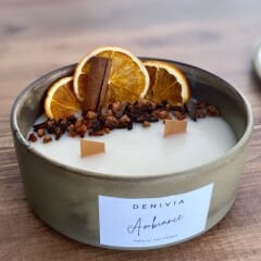 Bambu Fitilli Doğal Soya Mumu