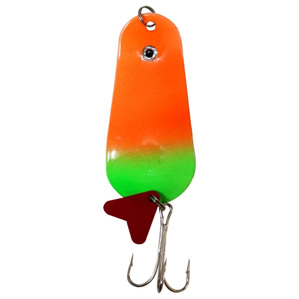 Solano Fishing Discus 7cm 30gr Turna Olta Kaşığı Turuncu-Yeşil