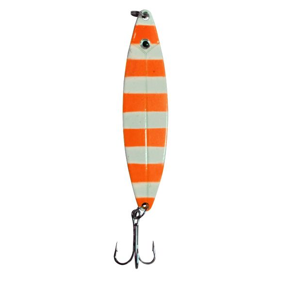 Solano Fishing Zebra Glow 8cm 18gr Lüfer Çinekop Olta Kaşığı Turuncu