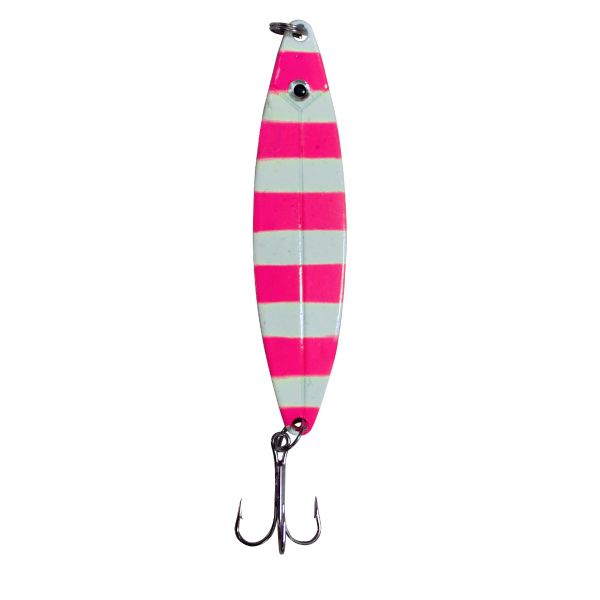 Solano Fishing Zebra Glow 8cm 18gr Lüfer Çinekop Olta Kaşığı Pembe