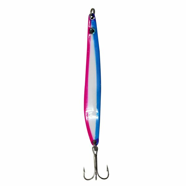 Solano Fishing Marmor 10cm 18gr Lüfer Çinekop Olta Kaşığı Mavi-Pembe
