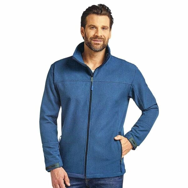 Toptex Erkek Softshell Mont Su ve Rüzgar Geçirmez Mavi L