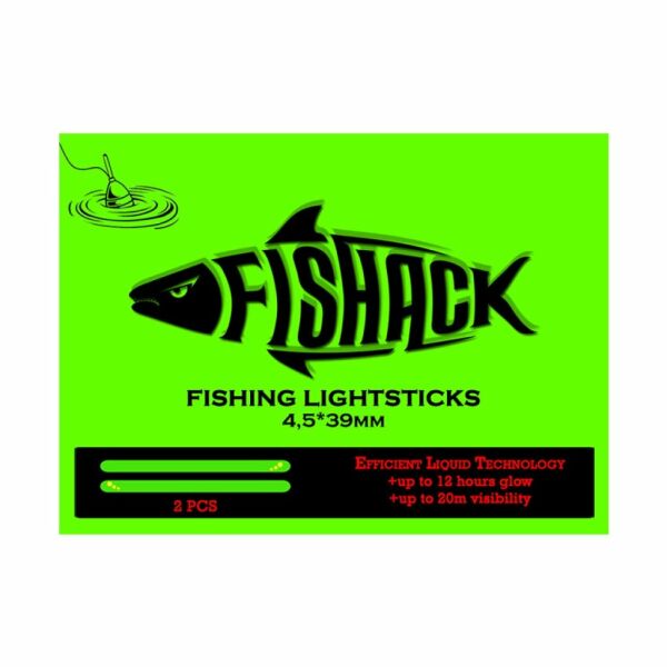 Fishack Liquid Jel Sarı Fosfor 4.5x39 mm Çiftli (50 Adet)