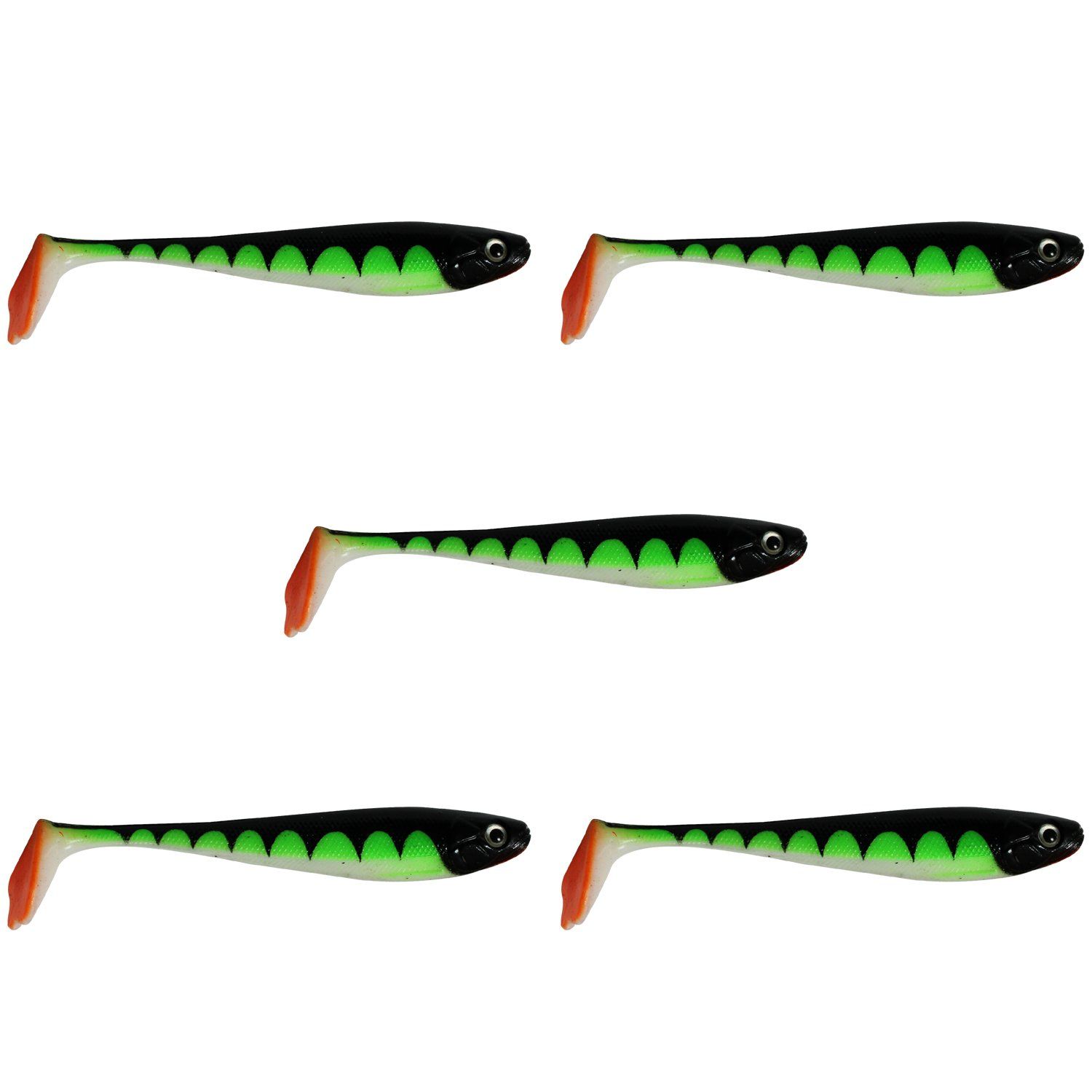 Jaxon Intensa TG-INA105O Silikon Sahte Balık, Balık Yemi 11 cm 5'li Paket