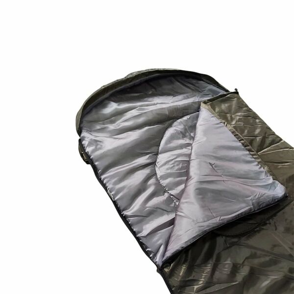 Solano Fishing Outdoor Kamp Deprem Uyku Tulumu Haki -15°C Derece