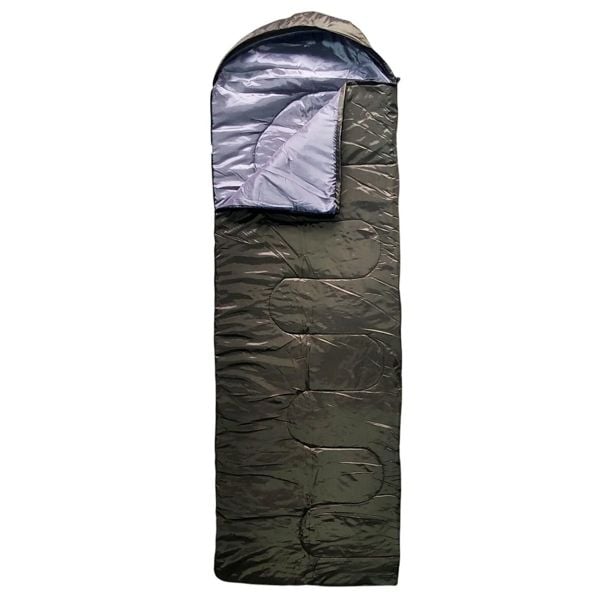 Solano Fishing Outdoor Kamp Deprem Uyku Tulumu Haki -20°C Derece