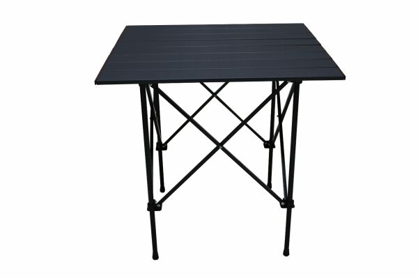 Alüminyum Katlanır Masa Balkon-Bahçe-Kamp-Piknik Masası (Taşıma Çantalı) Antrasit