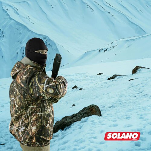 SOLANO AVCI MONT SU GEÇİRMEZ SAZ DESEN POLARLI KAPŞONLU SOĞUK İKLİM MONT