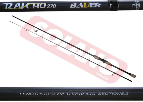 BAUER Raıcho 270 10-40 gr Atarlı Olta Kamışı, Balıkçı Oltası