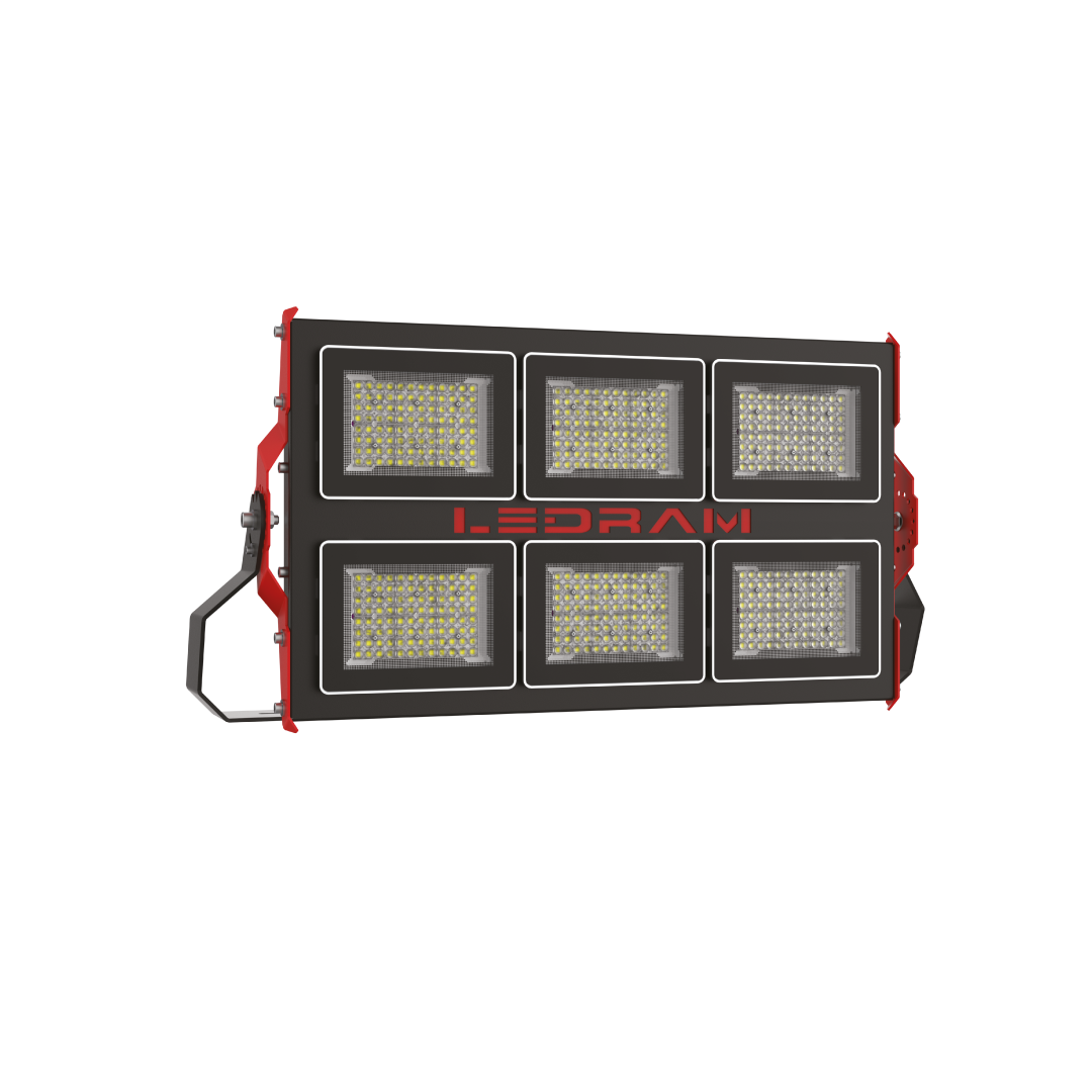 Ledram Delta Led Projektör-6000 Lens 600W/3000K 69000Lm Sarı Işık