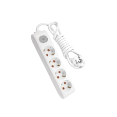 Viko Multi-let 4'lü Priz Anahtarlı Topraklı Çocuk Korumalı - 3mt
