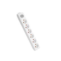 Viko Multi-let 6'lı Priz Anahtarlı Topraklı Klemensli Çocuk Korumalı